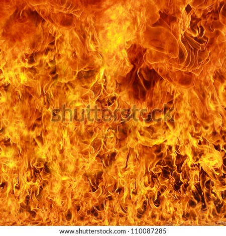 Burning fire flame background
