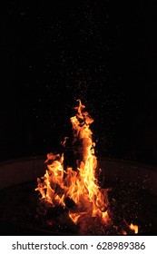 Burning Fire Pit