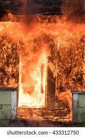 Burning front entry