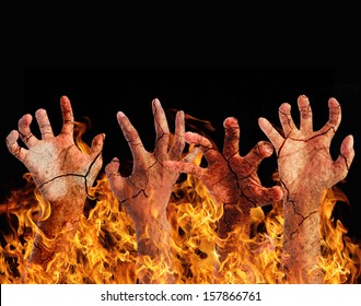 Burning Hand From The Hell.