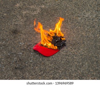 hat on fire