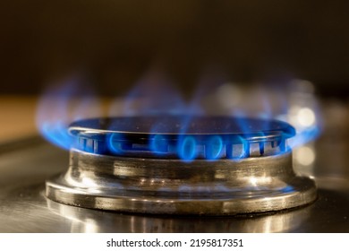 Burning Natural Gas On A Gas Stove Is A Clean Fossil Fuel That Causes High Energy Bills For Households