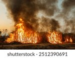 Burning sugarcane fields leads to global warming and climate change in Thailand.