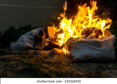 Burning Trash