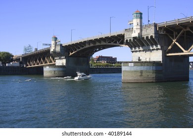 The Burnside Bridge Portland OR.