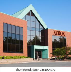 Burnside, Canada - June 26, 2016: Xerox Office Building. Xerox Corporation Is An American Business Service And Technology Product Company.