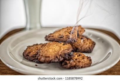 Burnt Chocolate Chip Cookies.