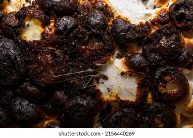 Burnt Melted Marshmallows On Sweet Potatoes