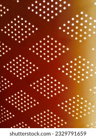 Burnt Orange Cris Cross pattern background 