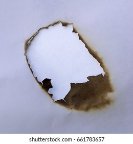 Burnt Paper Hole