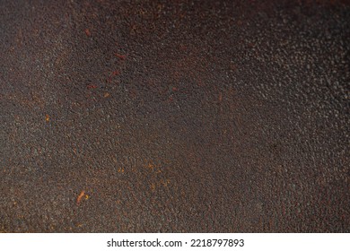 Burnt Skin Texture Close Up, Black Leather Color