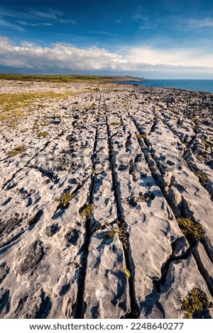 Burren Limestone in the West of Ireland
