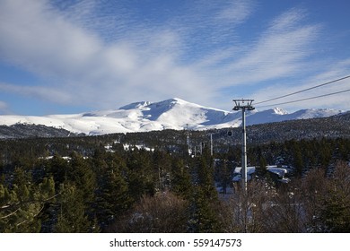 Bursa, Uludag And Chalets Winter Images.