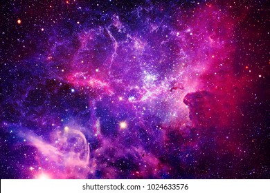 Bursting Galaxy - Elements of This Image Furnished by NASA