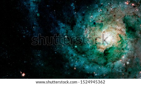 Bursting galaxy. Elements of this image furnished by NASA
