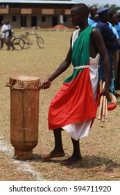 BURUNDI, BUJUMBURA - APRIL 24, 2010 : African Drum