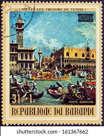 BURUNDI - CIRCA 1971: A Stamp Printed In Burundi From The 