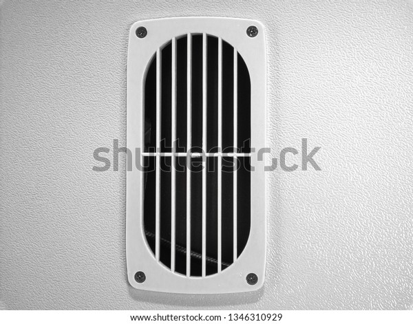 Bus air conditioner outlet\
grill.