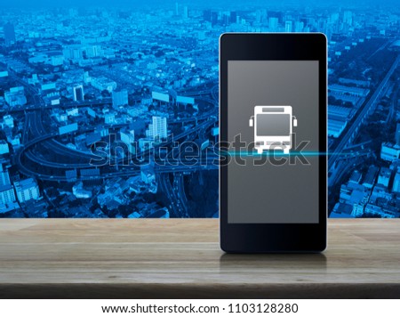 Similar – Image, Stock Photo Bus connection city bus