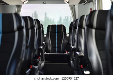 Bus Interior In Bokeh Effect