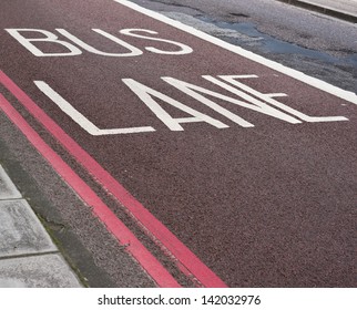 Bus lane road marking composition