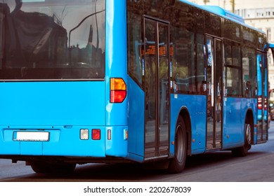 Bus Public Transportation In Budapest, Hungary.