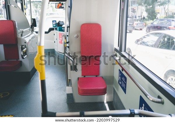 Bus Seat Priority Area Bus Singapore Stock Photo 2203997529 | Shutterstock