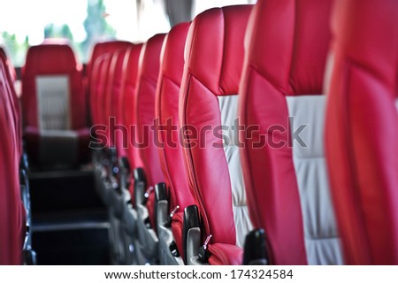 bus seat  Safety belts
