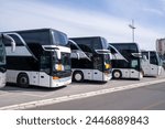 Bus station. Parking of tourist buses.	