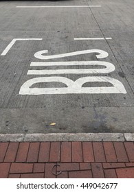 BUS For Bus Stop In Hong Kong