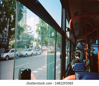 A Bus Window In Korea