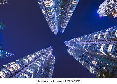 Busan, South Korea Skyline At Haeundae District.