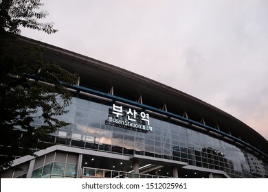 Busan Train Station In South Korea