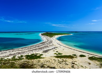 Bush Key In The Dry Tortugas National Park As Seen From Fort Jefferson.