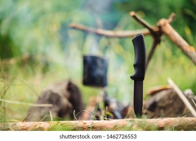 Bushcraft Survival Knife Best Friend In Forest