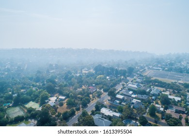 Bushfire Smoke Covers Suburbs In Melbourne, Australia