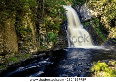 Bushkill main falls long exposure, Stroudsburg PA