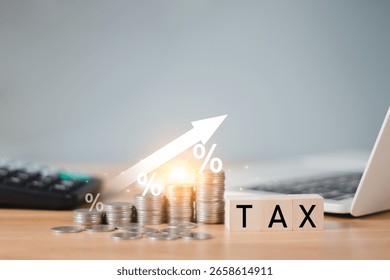 Busines using a computer to complete Individual income tax return form online for tax payment. Government, state taxes. Data analysis, paperwork, financial research, report. Calculation tax return.