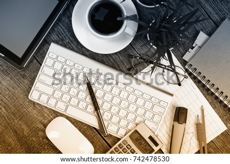 Similar – Foto Bild Kaffeepause Lebensmittel