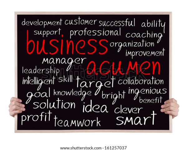 how to use business acumen in a sentence