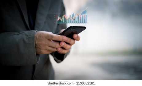 Business Analysis Concepts, Problem Solving and Planning Businessmen Financial Analysts working on digital tablet It is analyzing sales data and economic growth chart.