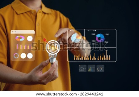 Business analytics dashboard with KPI visualization, performance metrics, target achievement, data analysis, business intelligence, strategic planning, and digital reporting for enterprise growth.