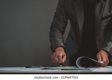 Business approved concept. Manager hand stamping with approved s - Shutterstock ID 2199697315