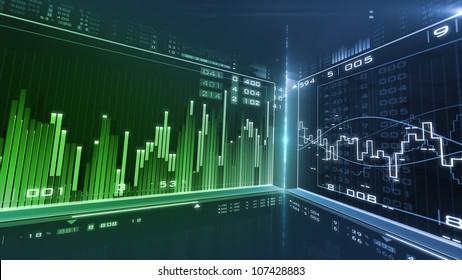 Business background. Market Analyze.Bar graphs, diagrams, financial figures. Forex.