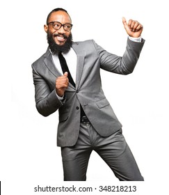 Business Black Man Dancing