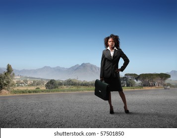 Business Black Woman In Cape Town, South Africa