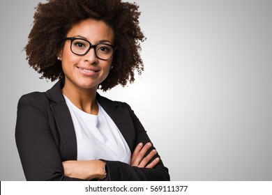 Business Black Woman Crossing Her Arms Stock Photo 569111377 | Shutterstock