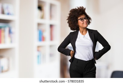 business black woman standing