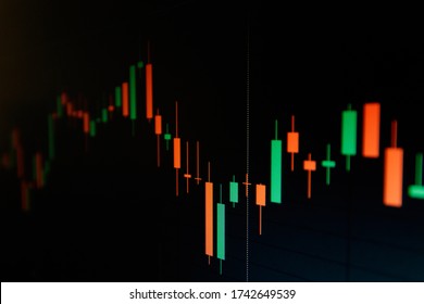 Business Candle Stick Graph Chart Of Stock Market