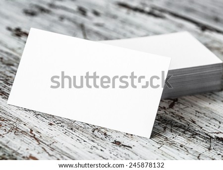 Business card blank 